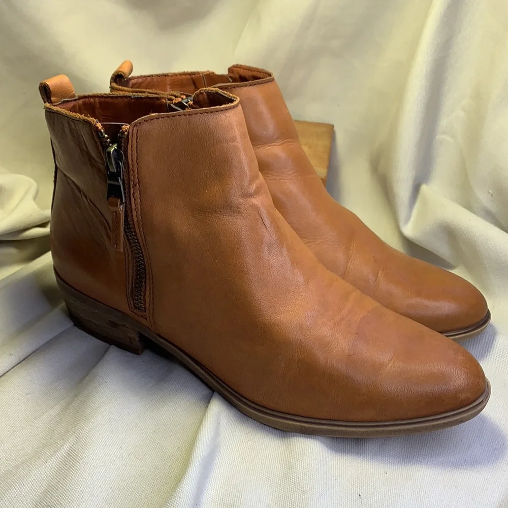 Lauren Ralph Lauren super soft glove leather ankle